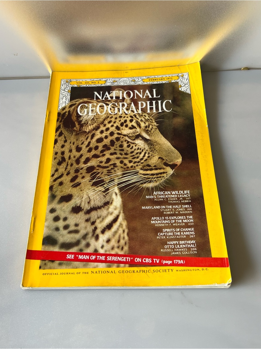 National Geographic Magazine published in February 1972